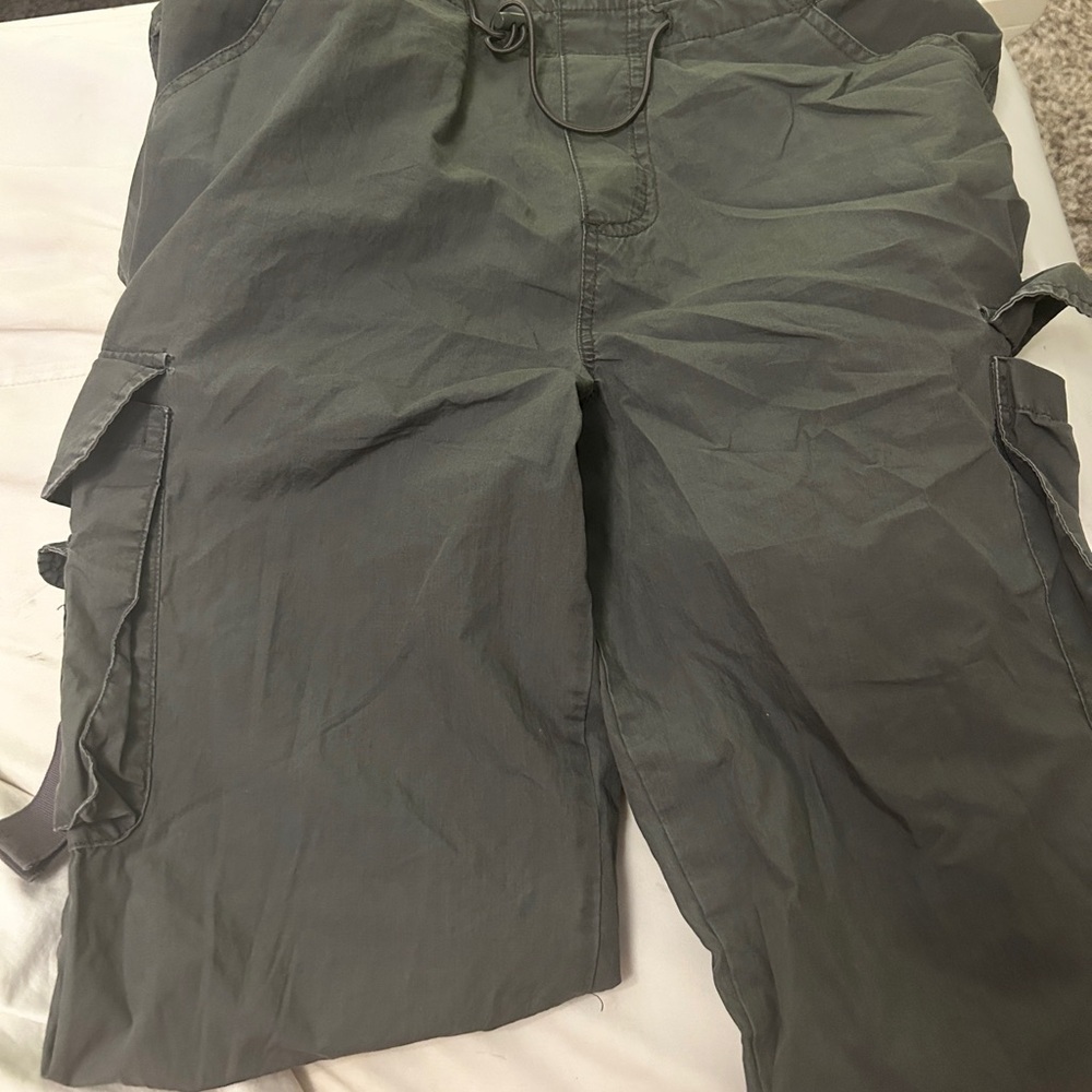 KanCan Charcoal Utility Pants